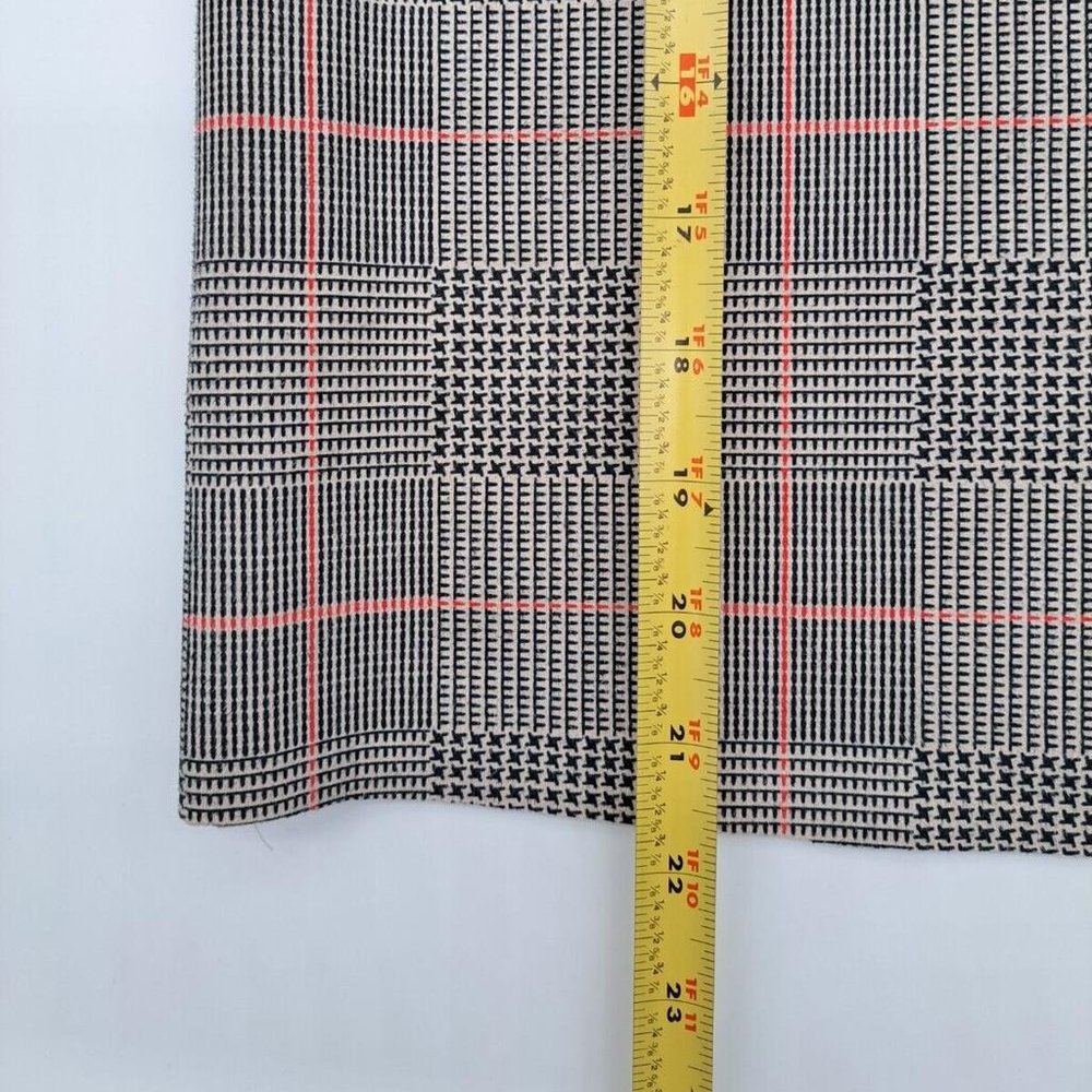 Zara W/B Patterned Plaid Womens Shirt - Picture 7 of 9